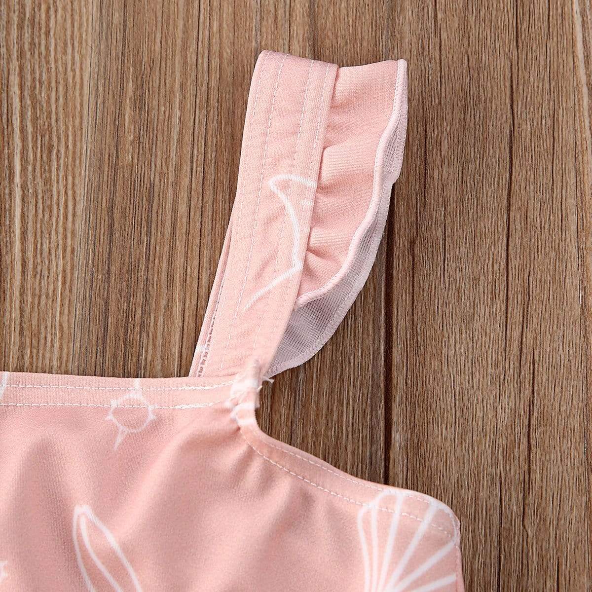 Girl's Clothing Seashell Print Swimwear