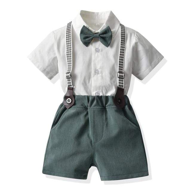 Baby Boys' Baptism & Christening Suspender Outfit | Malcolm Royce