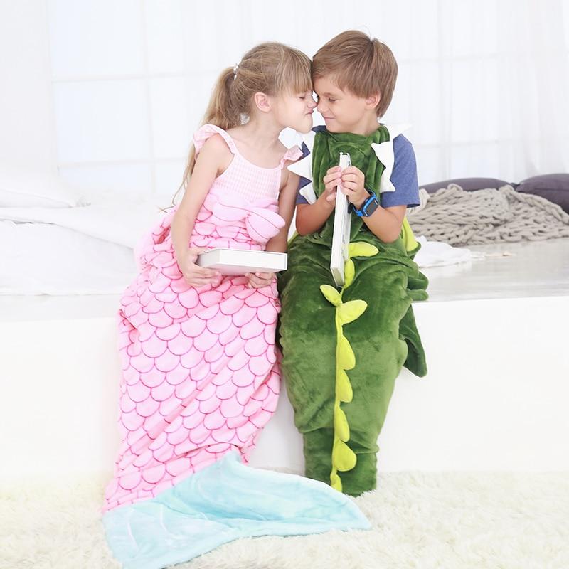Sleeping Bag Shark Mermaid Tail Blanket