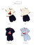 Boy's Clothing Short Sleeve Newborn Tee Tops + Bottoms 2pcs Outfits