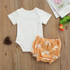 Girl&#39;s Clothing Short Sleeve Romper Rainbow Shorts