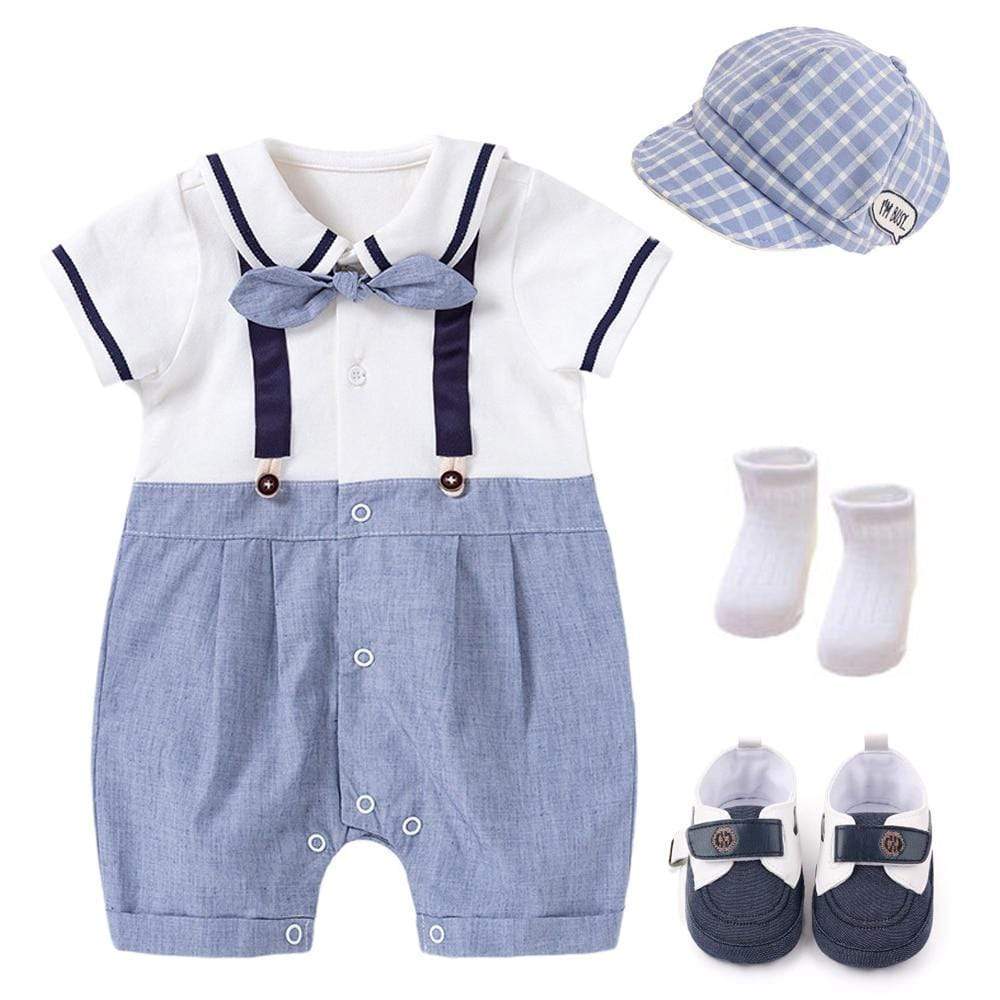 Boy's Clothing Short Sleeve Romper Suit