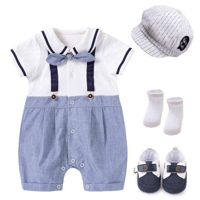 Boy's Clothing Set A / 12M Short Sleeve Romper Suit