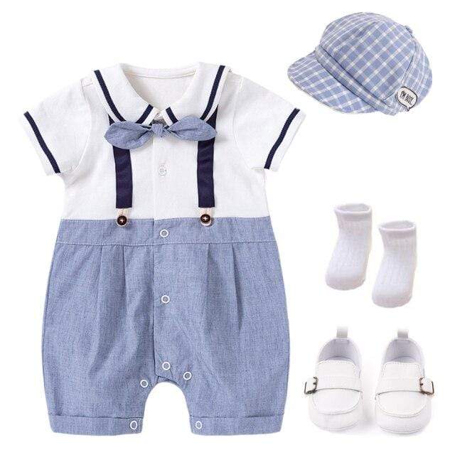 Boy's Clothing Set C / 18M Short Sleeve Romper Suit