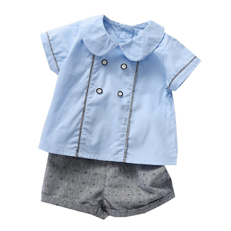 Short Sleeve T-shirt Shorts Kid Set