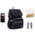 Style C black Baby Diaper Bag Backpack