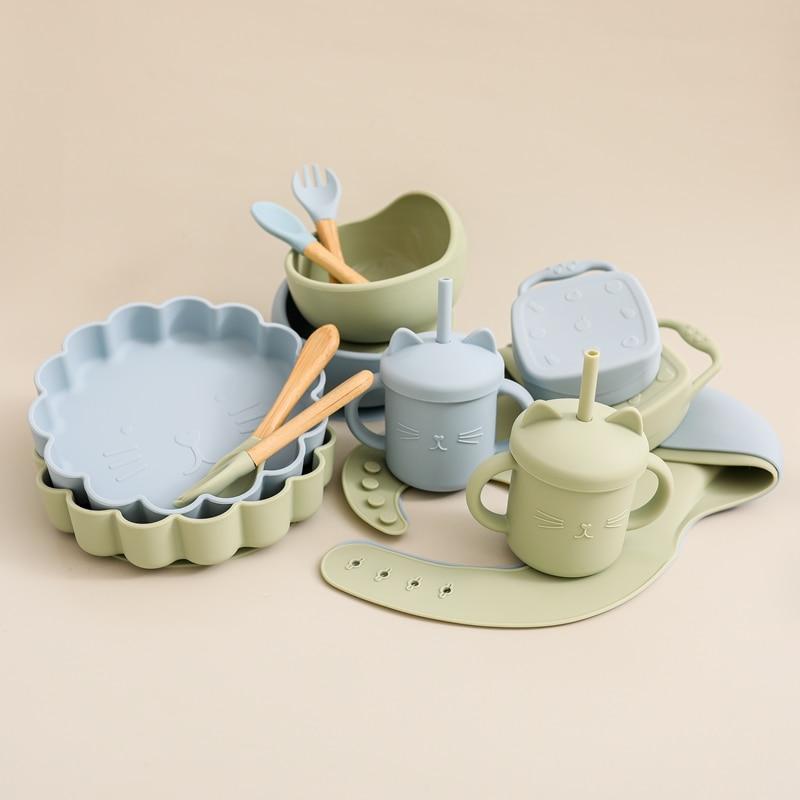 Accessories Silicone Baby Plate Set