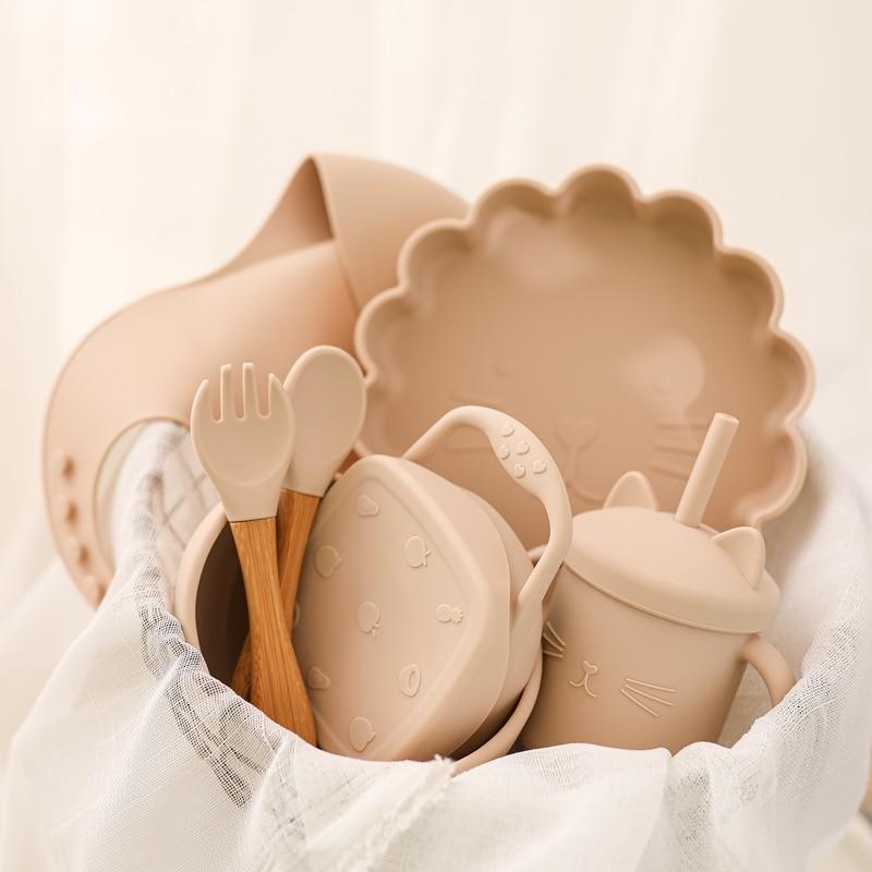 Accessories Silicone Baby Plate Set