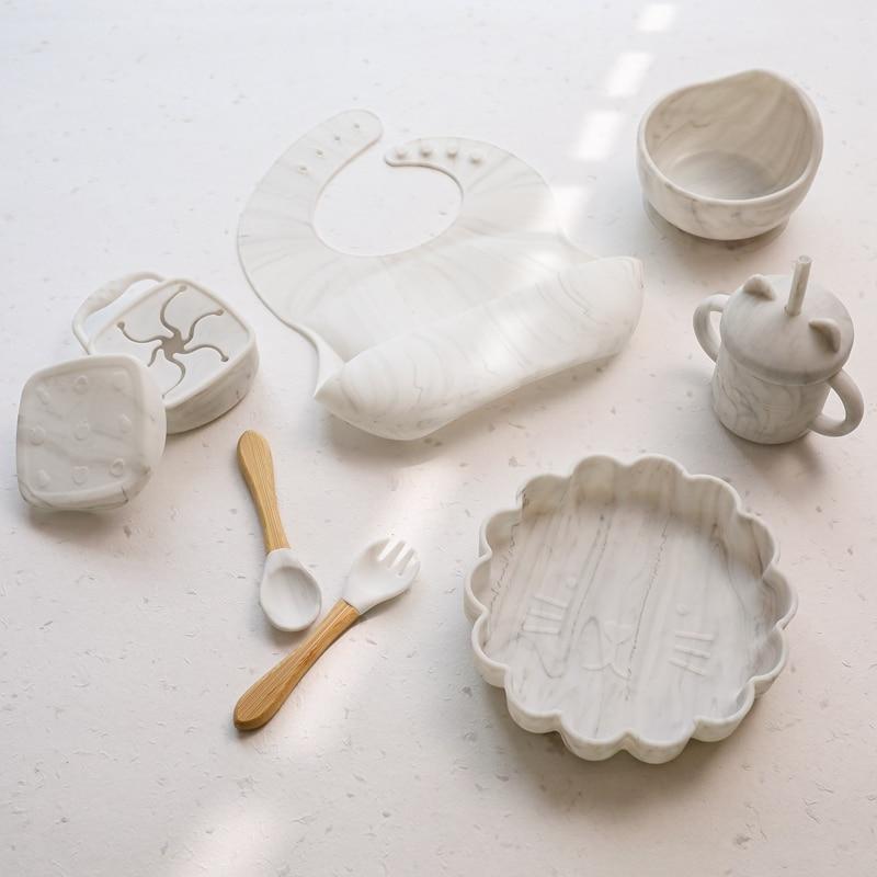 Accessories Silicone Baby Plate Set