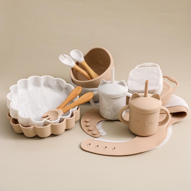 Accessories Silicone Baby Plate Set