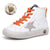 Shoes Orange-cotton / 26 Silver Star Sneakers