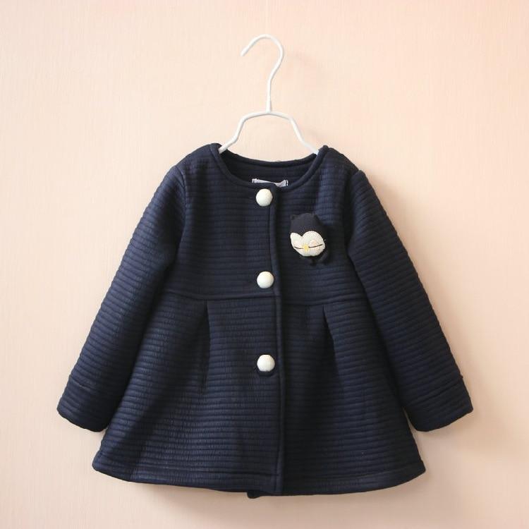 Girl's Clothing Single Breasted Toddler Jacket