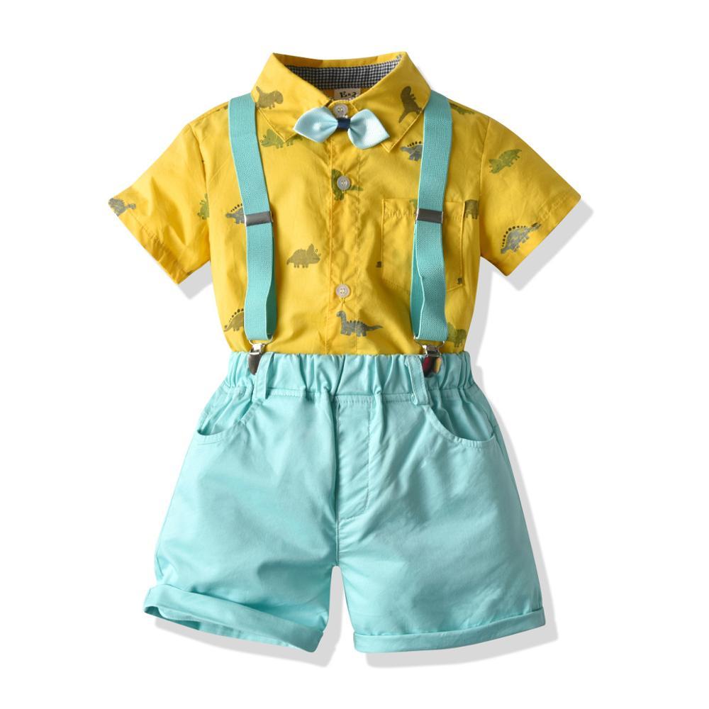 Boy's Clothing Sky Blue Suspender