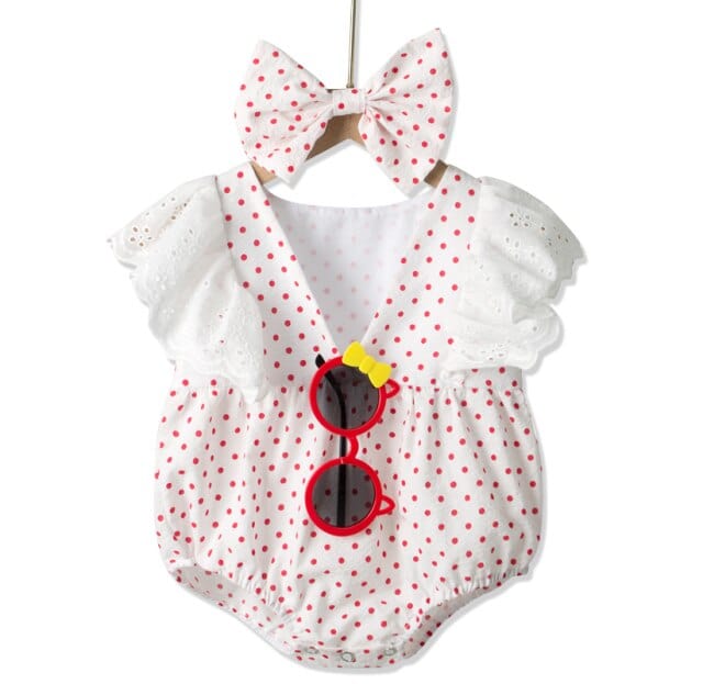 KBNT1102 / 18-24M / China Sleeveless Baby Girls Bodysuits
