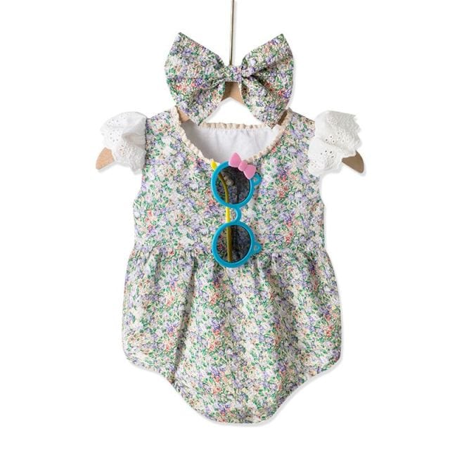 Sleeveless Baby Girls Bodysuits