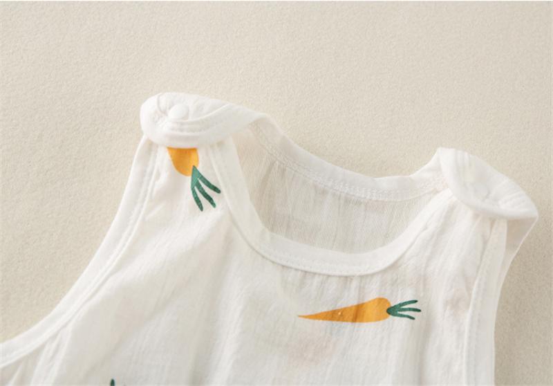 Girl's Clothing Sleeveless Cartoon Romper