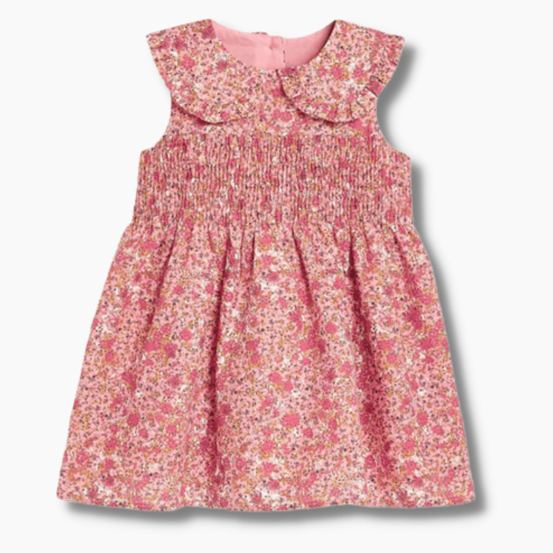 Sleeveless Girls Floral Dress