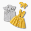 Girl&#39;s Clothing Sleeveless Polka Dot Dress Outfit