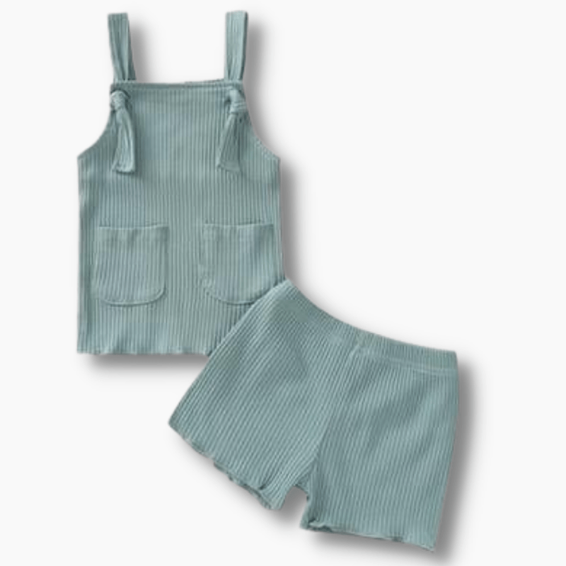 Sleeveless Top and Shorts Set