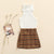 Girl's Clothing Sleeveless Turtleneck Knit Sweater Set