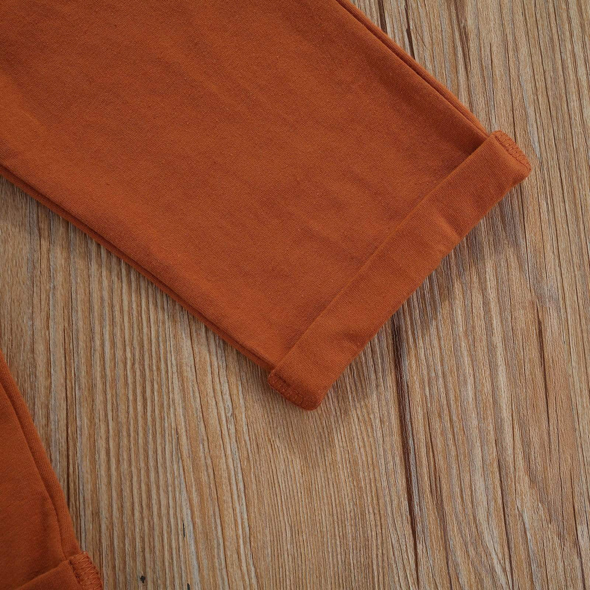 Girl's Clothing Sleeveless Vest + Brown Pants Belt Clothes Set