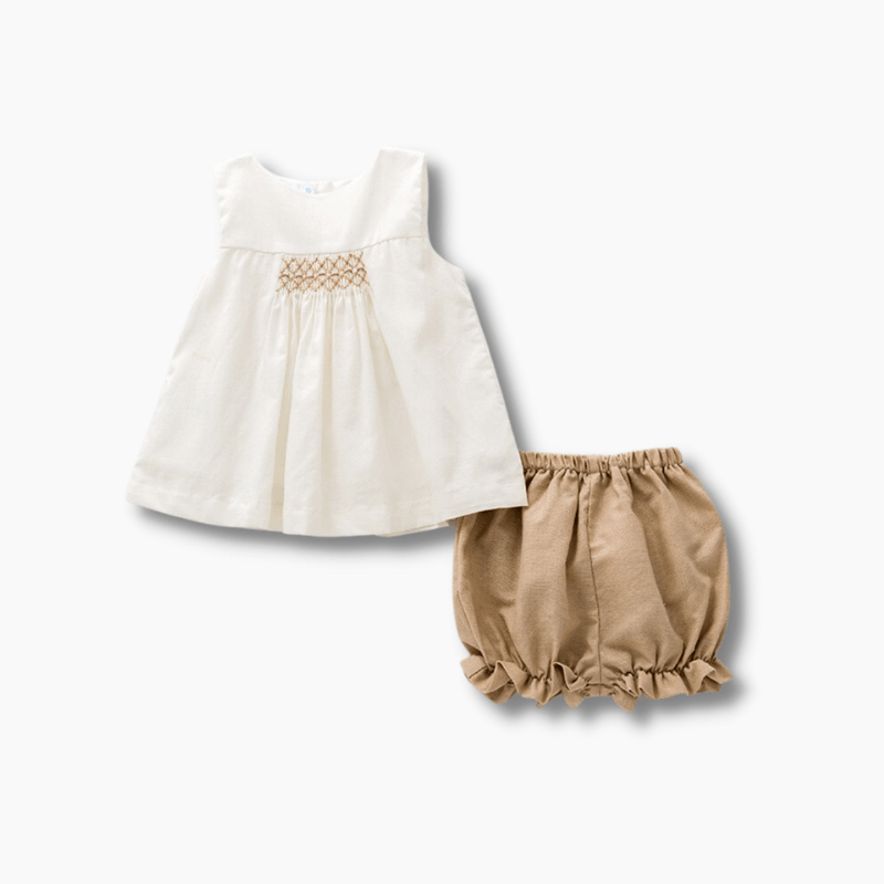 Girl's Clothing Smock Summer Outfit