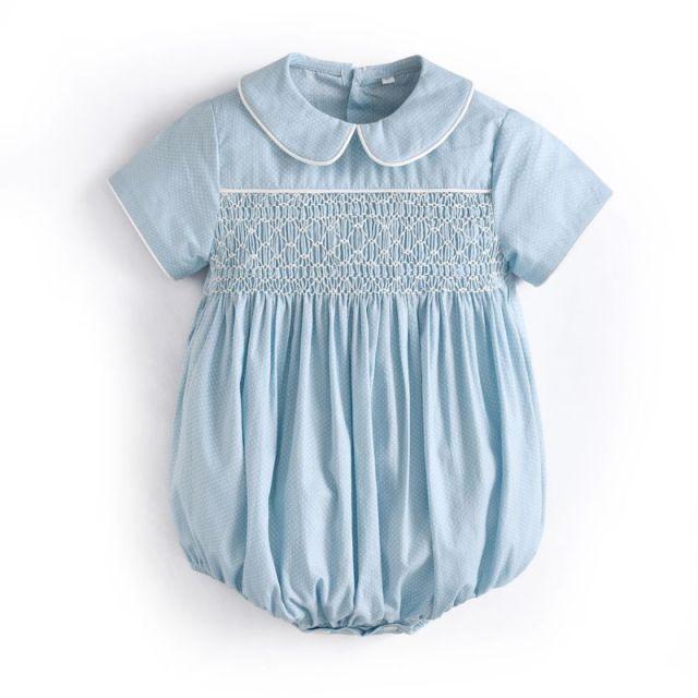 Girl's Clothing B / 6M Smocking Cotton Rompers