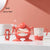 Accessories Red 5pcs Soft-bristled Silicone Toothbrush