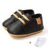 Shoes black / 7-12M Soft Leather Baby Shoes