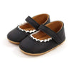 Shoes Black / 0-6M Soft Leather Lace Baby Shoes