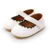 Shoes White / 13-18M Soft Leather Lace Baby Shoes