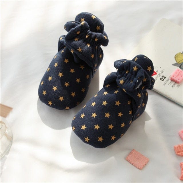 BL / 13-18 Months Star Print Newborn Baby Socks Shoes