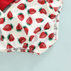 Strawberry Print Baby Romper
