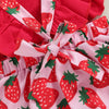 Strawberry Print Romper