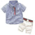 Boy's Clothing Striped Shirt Fashion Shorts