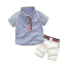 Boy&#39;s Clothing Blue / 120 Striped Shirt Fashion Shorts