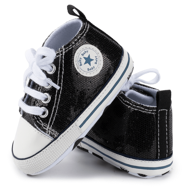 Shoes Flash Black / 13-18M Stylish Canvas Shoes