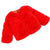 Red / 3T Thick Faux Fur Coat