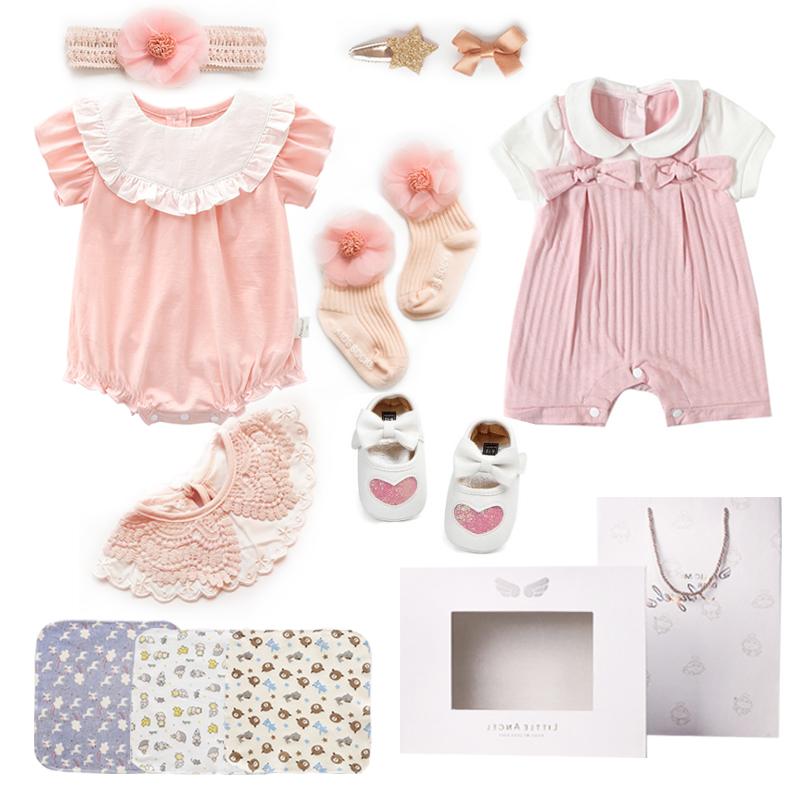59cm (0-3 months baby) / Cute short-sleeved gift box Summer Gift Set