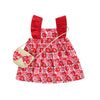 Red / 3T Summer Outfit Toddler Girl Dresses