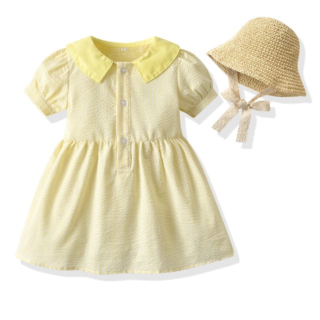 yellow-girl1 / 12M Summer Plaid Brother and Sister