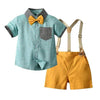 Boy&#39;s Clothing green Boy Clothes / 5T / China Summer 4 Pieces Children Suit