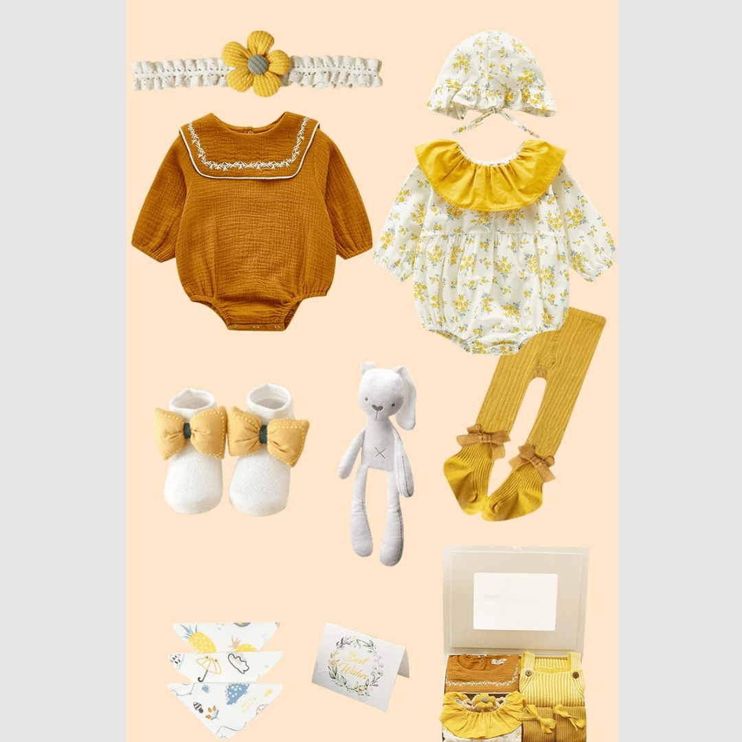 Gift Set 3-6M / Set A Sunflower Baby Gift Set