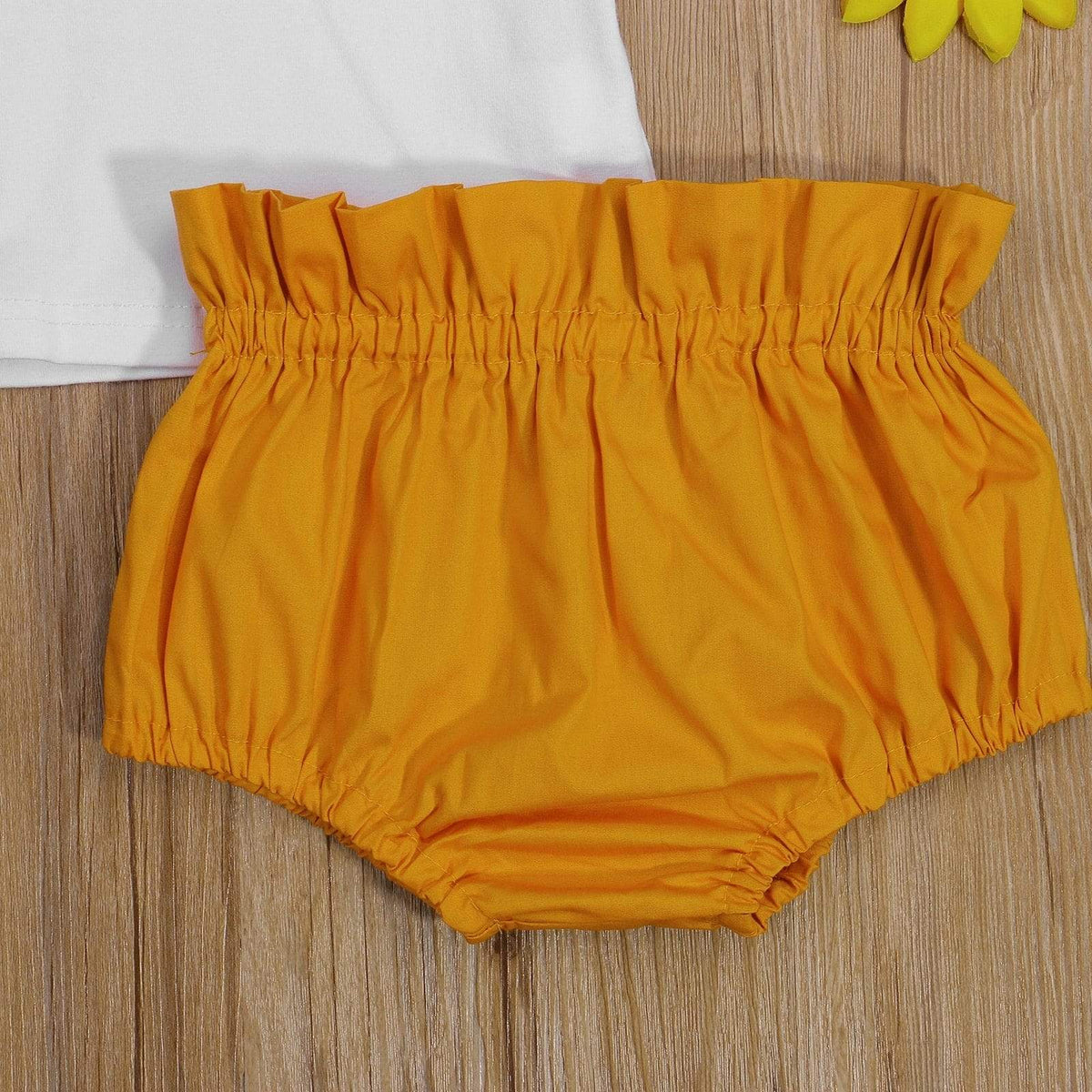 Girl's Clothing T Shirts Tops Ruffles Shorts