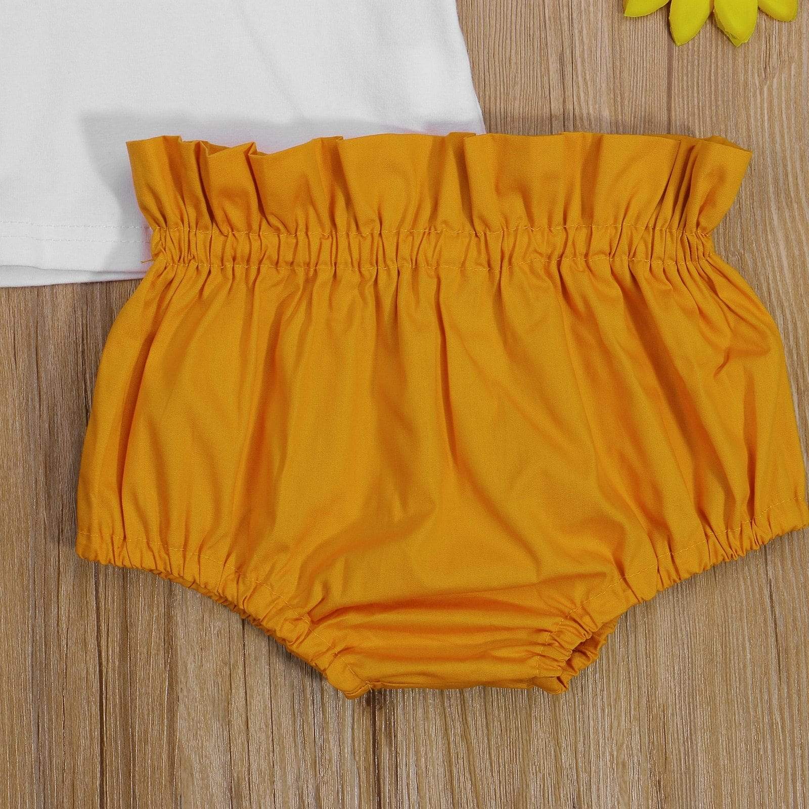 Girl's Clothing T Shirts Tops Ruffles Shorts