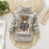 Girl&#39;s Clothing Gray / 2T Teddy Knitted Turtleneck Sweater
