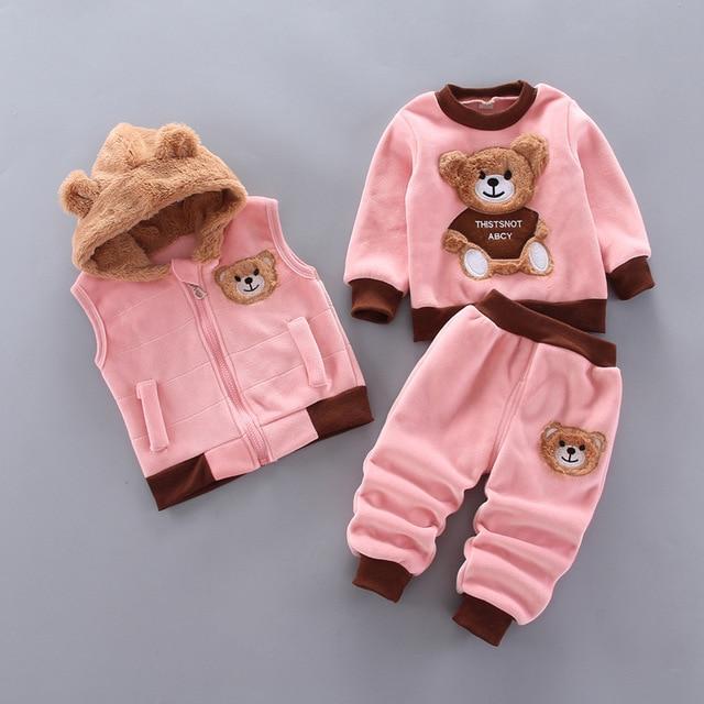 Boy's Clothing Pink / 18M Thick Baby Sweater Set