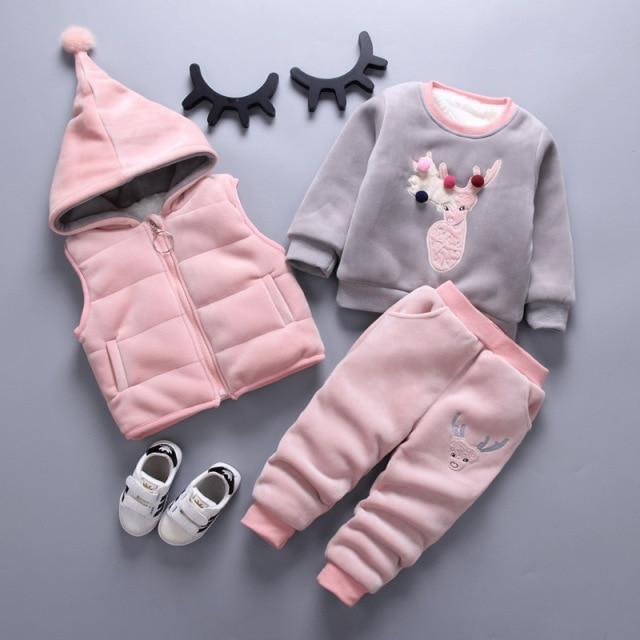 Boy's Clothing Thick Children Sweater Set