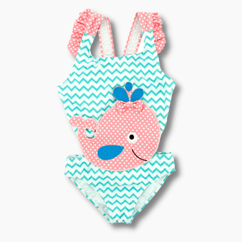 Patterned sales swimming costume