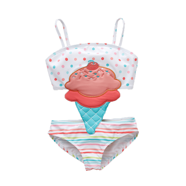 Girl's Clothing Ice Cream cone / 8T Toddler Patterned Swimwear